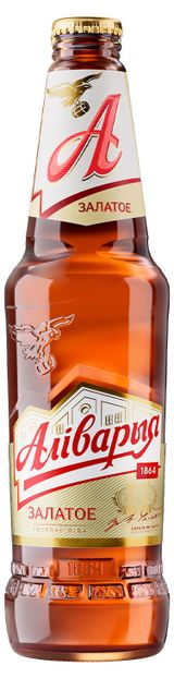 Изображение товара Пиво светлое «Аливария» золотое 4,8%, 0,45 л