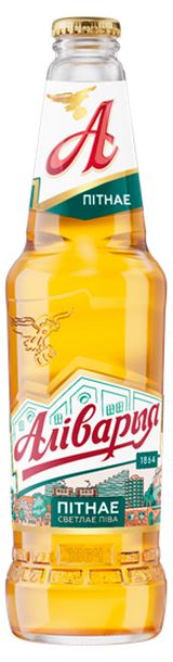 Изображение товара Пиво светлое «Аливария» питное 4,4%, 0,45 л