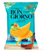 Изображение товара Чипсы картофельные Bon Giorno Тайские пряности, 120 г