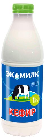 Изображение товара Кефир «Экомилк» 1%, 900 мл