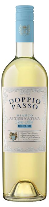 Изображение товара Вино Doppio Passo Bianco белое сладкое безалкогольное Италия, 0,75 л