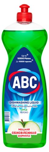 Изображение товара Гель для мытья посуды ABC Яблоко, 750 г