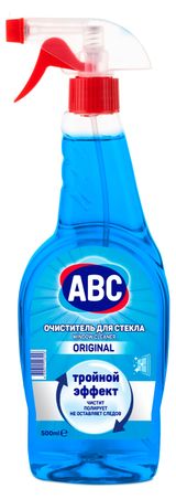 Изображение товара Средство для стекол и зеркал ABC Стеклоочиститель Свежесть, 500 мл