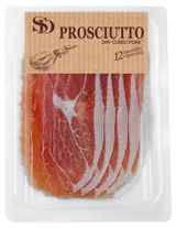 Изображение товара Вяленое мясо Прошутто свинина сыровяленная «Сытный Дом» окорок нарезка, 70 г