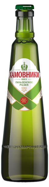 Изображение товара Пиво «Хамовники» Пильзенское 4,8%, 450 мл