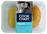 Изображение товара Тельное жареное Cook Chart с картофельным пюре, 220 г