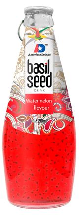 Изображение товара Напиток сокосодержащий Basil Seed Арбузный взрыв Вьетнам, 290 мл