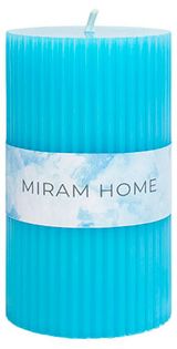 Изображение товара Свеча декоративная «Мирам» формовая синяя, 6х10 см