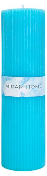 Изображение товара Свеча декоративная «Мирам» формовая синяя, 6х20 см