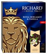 Изображение товара Чай черный RICHARD бергамот ваниль, 100х2 г