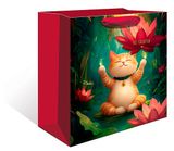 Изображение товара Пакет подарочный «Арт Дизайн» делюкс, 300х300х140 мм в ассортименте