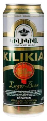 Изображение товара Пиво Kilikia светлое фильтрованное, 450 мл