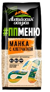 Изображение товара Крупа манная «Алтайская сказка» с клетчаткой, 550 г