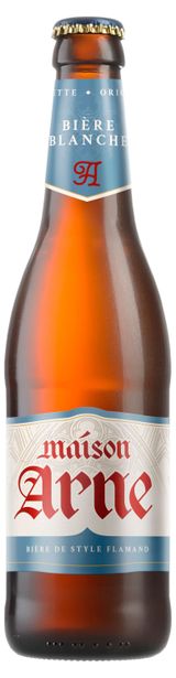 Изображение товара Пивной напиток Maison Arne Biere Blanche светлый фильтрованный, 400 мл