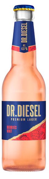 Изображение товара Пивной напиток Doctor Diesel Berriea Hint Лесные ягоды, 330 мл
