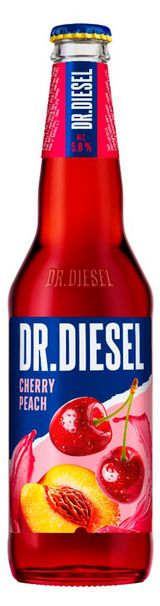 Изображение товара Пивной напиток Doctor Diesel Cherry Peach Вишня Персик, 400 мл