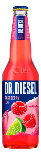 Изображение товара Пивной напиток Doctor Diesel Raspberry Lime Малина и Лайм, 400 мл