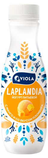 Изображение товара Йогурт питьевой Laplandia манго со вкусом пломбира, 260 г