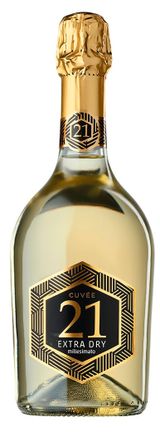 Изображение товара Игристое вино Cuvee 21 Extra Dry Millesimato белое сухое Италия, 0,75 л