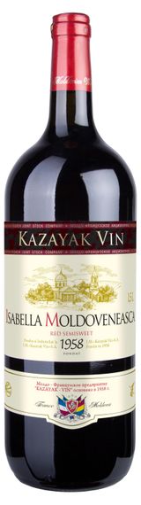 Изображение товара Вино Kazayak Vin Isabella красное полусладкое Молдова, 1,5 л
