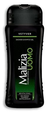 Изображение товара Шампунь и гель для душа Malizia мужской 2в1 Malizia VETYVER, 500 мл