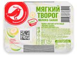 Изображение товара Творог мягкий фруктовый сладкий АШАН Красная птица яблоко банан 6% БЗМЖ, 125 г