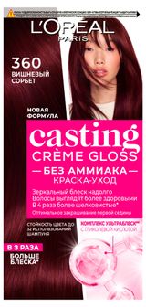 Изображение товара Крем-краска L'Oreal Paris Casting Crème Gloss без аммиака 360 вишневый сорбет