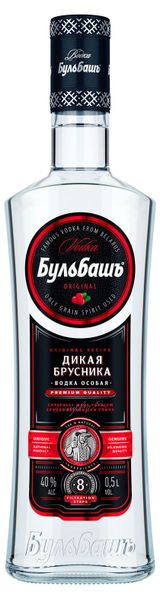 Изображение товара Водка «Бульбашъ» Дикая брусника Беларусь, 0,5 л
