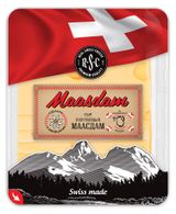 Изображение товара Сыр полутвердый Маасдам RSC нарезка 48% БЗМЖ Швейцария, 125 г