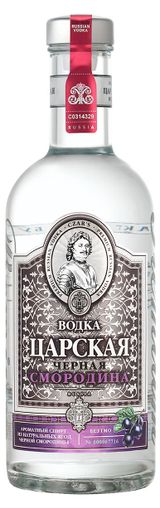 Изображение товара Водка «ЦАРСКАЯ» Черная смородина Россия, 0,5 л