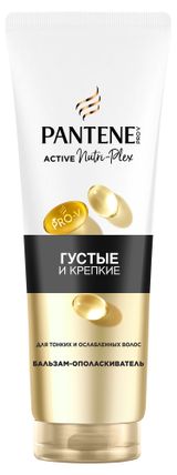 Изображение товара Бальзам-ополаскиватель для волос Pantene Густые и крепкие, 180 мл