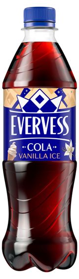 Изображение товара Напиток газированный Evervess Кола со вкусом Ванильного мороженого, 500 мл