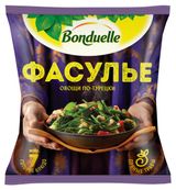 Изображение товара Овощная смесь Bonduelle Овощи по-турецки Фасулье с зеленью быстрозамороженная, 400 г
