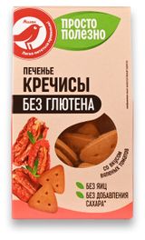 Изображение товара Крекер АШАН Красная птица Кречисы со вкусом вяленых томатов, 85 г