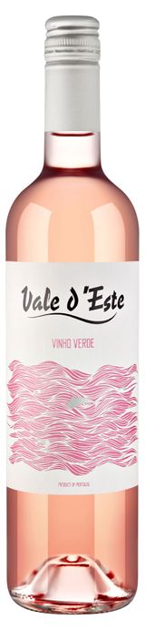 Изображение товара Вино Vale d`EsteRose Vinho Verde DOC розовое полусухое Португалия, 0,75 л