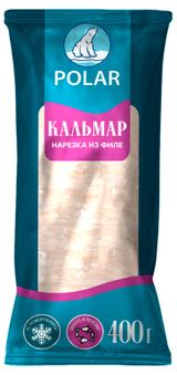 Изображение товара Кальмар замороженный POLAR филе нарезка, 400 г