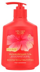 Изображение товара Гель для интимной гигиены «Красная Линия» коллаген гиалурон, 250 мл
