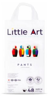 Изображение товара Трусики-подгузники Little Art M (6-9 кг), 48 шт