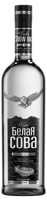 Изображение товара Водка «Белая Сова» Классическая Россия, 0,5 л