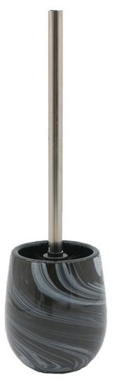Изображение товара Ершик для унитаза с подставкой Actuel черный мрамор