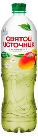 Изображение товара Чай зеленый холодный «Святой Источник» Манго-ромашка, 1 л
