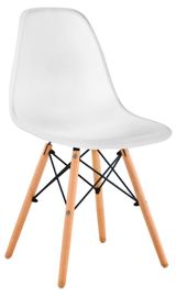 Изображение товара Стул белый, 47х42х82 см