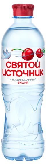 Изображение товара Вода питьевая «Святой Источник» со вкусом вишни, 500 мл