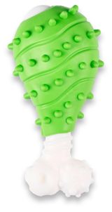 Изображение товара Игрушка для собак АШАН Красная птица Кость, 12,5 см