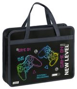 Изображение товара Папка с ручками на молнии ArtSpace New level пластиковая, А4