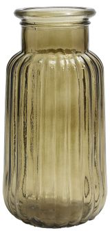 Изображение товара Ваза Actuel Рельеф2 зеленая, 22 см