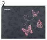 Изображение товара Папка для тетрадей BRAUBERG Neon butterflies 1 отделение пластик A4