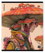 Изображение товара Тетрадь ErichKrause Flower Forest Fashion в клетку А5, 48 л в ассортименте