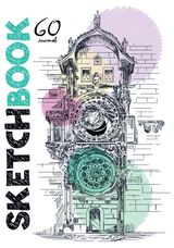 Изображение товара Скечтбук для эскизов «АппликА» на гребне А5, 60 л в ассортименте