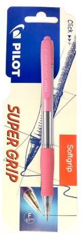 Изображение товара Ручка шариковая Pilot Super Grip BPGP-10R-F розовый корпус, синяя